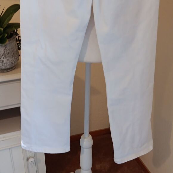 RE/DONE White 70S CROP BOOT Denim Jeans - Picture 8 of 13